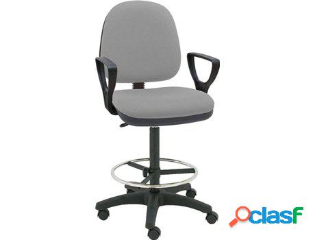 Taburete de Oficina LA SILLA DE CLAUDIA Milano Gris (Brazos