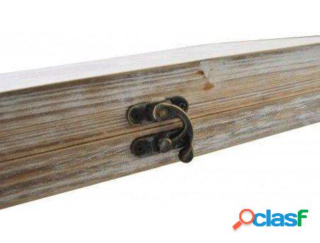 Tapa De Contador HOGAR Y MÁS Contador De Madera Natural Con