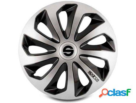 Tapacubo de Coches SPARCO CORSA Sicilia 13" (Plateado y