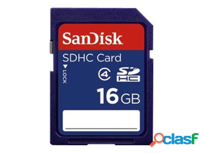 Tarjeta de Memoria SANDISK SDHC 16GB