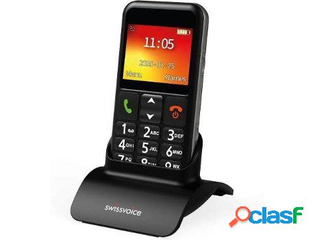 Telefóno SWISSVOICE B24 Negro