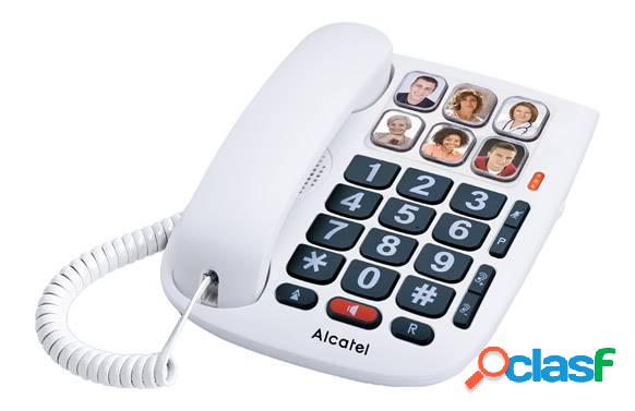 Telefono fijo teclas grandes memo dr blanco