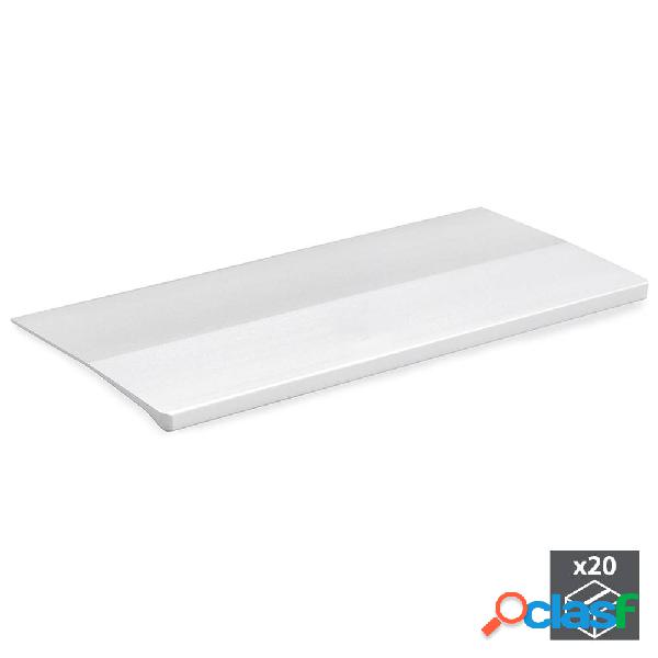Tirador adhesivo para mueble 62 mm Aluminio Anodizado mate