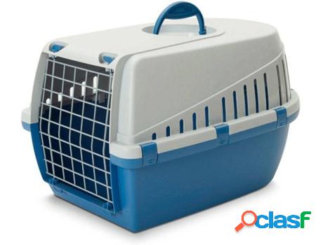 Transportín para Perros y Gatos GLOBAL (Azul - 58x48x39cm -