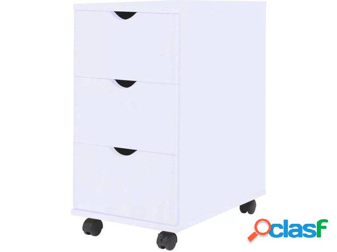 Unidad de Cajones VIDAXL Blanco (33x45x60 cm)