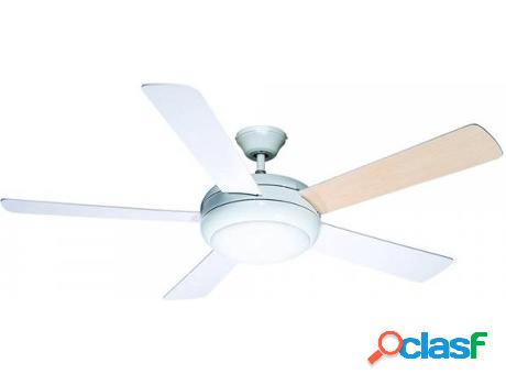 Ventilador de Techo WONDERLAMP Conte Blanco (74 W -