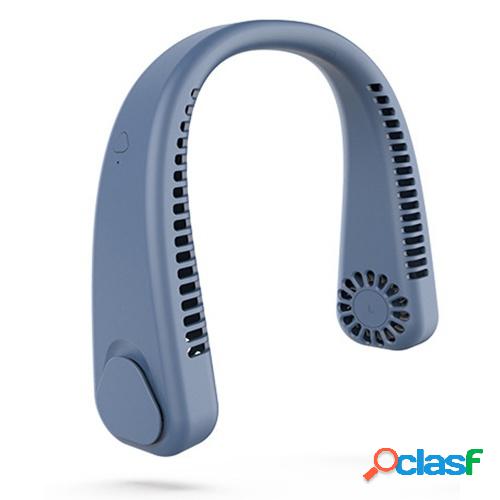 Ventilador de cuello colgante portátil perezoso sin hojas