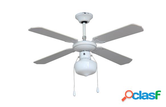 Ventilador de techo Box Plus Metal y Madera 4 aspas 90cm