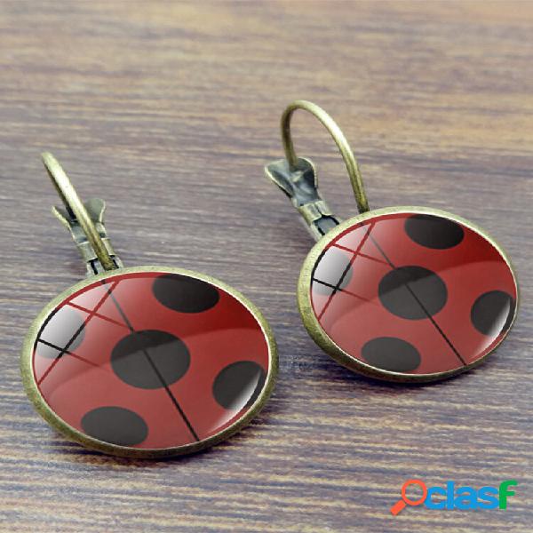 Vintage Seven-stars Ladybug Patrón Lámina de vidrio de