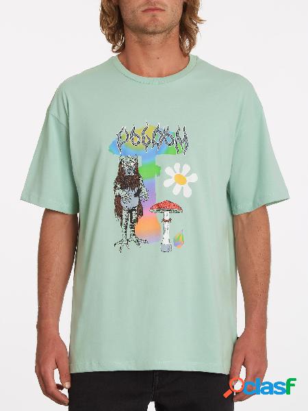 Volcom Camiseta Chrissie Abbott X French 1 - LICHEN GREEN