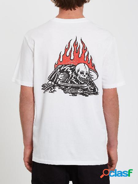 Volcom Camiseta Volcom Zombie - WHITE