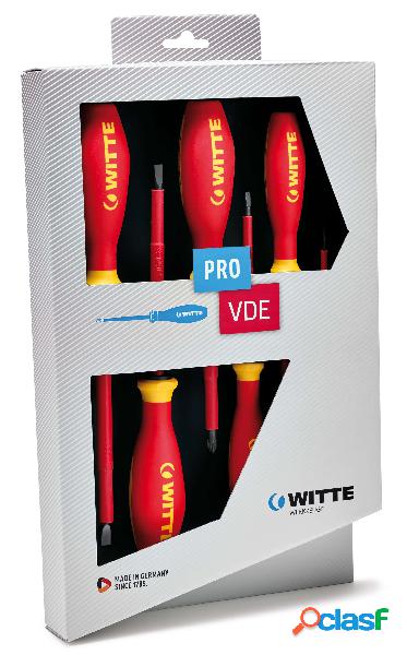 WITTE 670027 - Juego de 6 destornilladores PRO VDE (PL/PH)