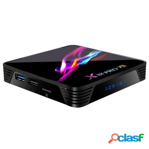 X88 Pro X3 Smart Android 9.0 TV Box S905X3 Cortex-A55 Quad