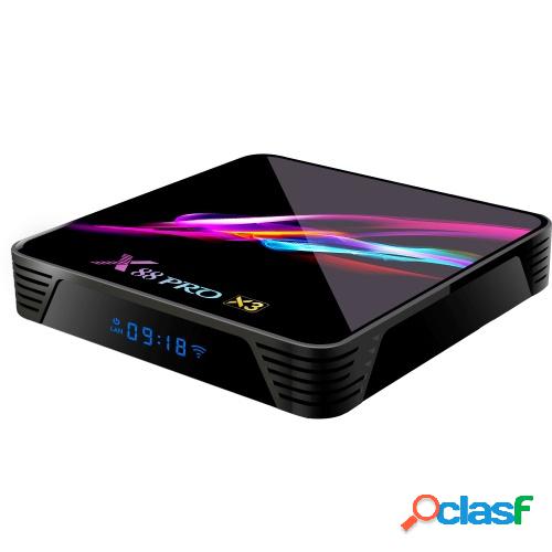 X88 Pro X3 Smart Android 9.0 TV Box S905X3 Cortex-A55 Quad