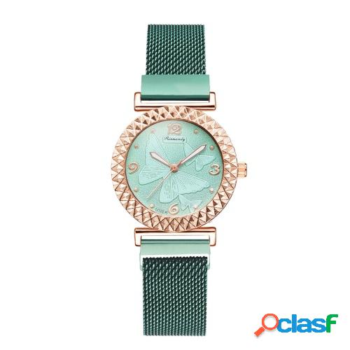 XR4594 Reloj de pulsera elegante para mujer con patrón de