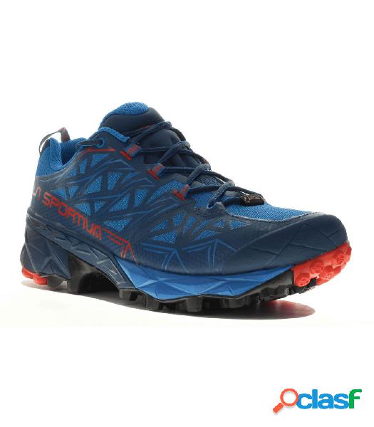 Zapatillas La Sportiva Akyra GoreTex Hombre Neptuno Amapola