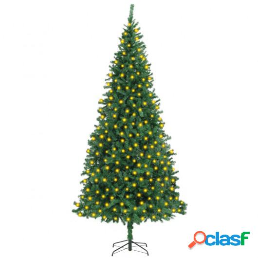 Árbol de Navidad artificial con LED 300 cm verde