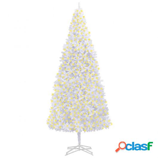 Árbol de Navidad artificial con LED blanco 500 cm