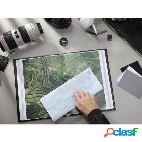 rillstab Libro portafolios A4 20 bolsillos con vista frontal
