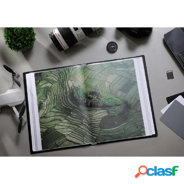rillstab Libro portafolios A4 40 bolsillos negro