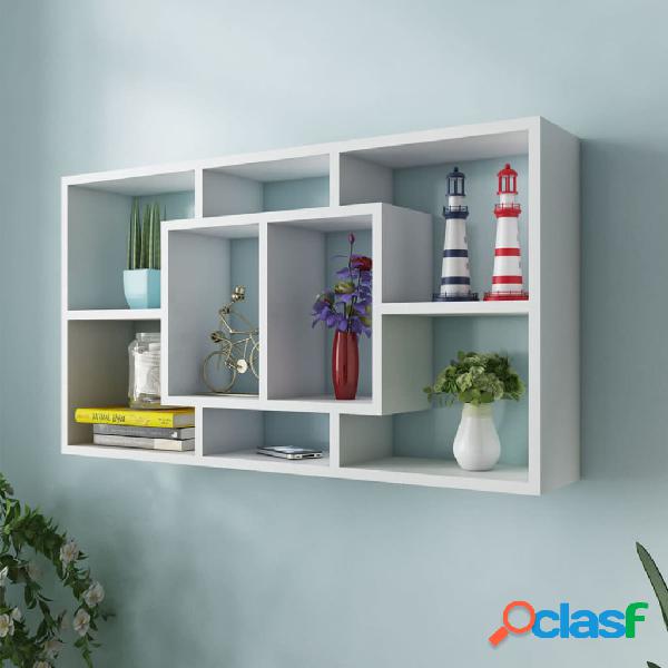 vidaXL 242548 Floating Wall Display Shelf 8 Compartments