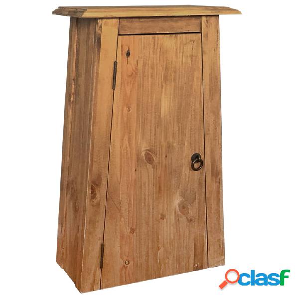 vidaXL Armario de pared cuarto baño madera reciclada pino