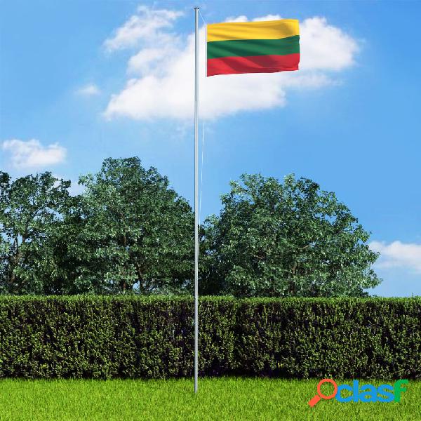 vidaXL Bandera de Lituania 90x150 cm