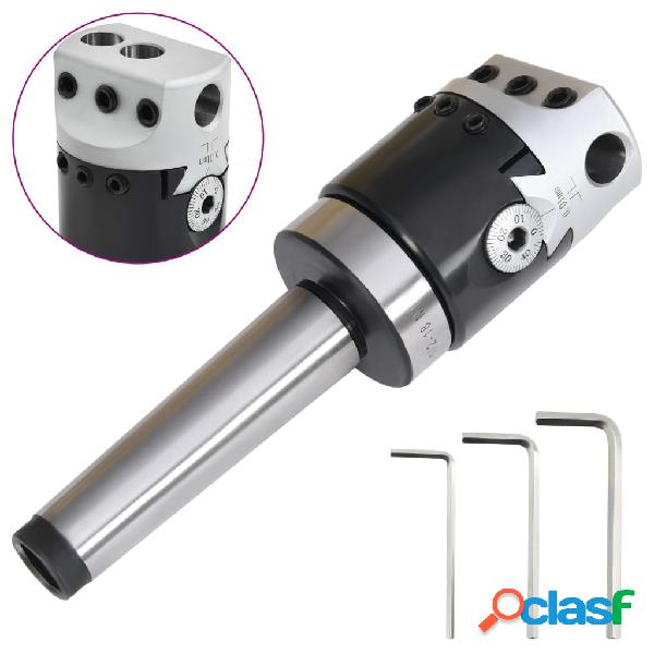 vidaXL Cabeza perforadora 50 mm vástago perforador MT3