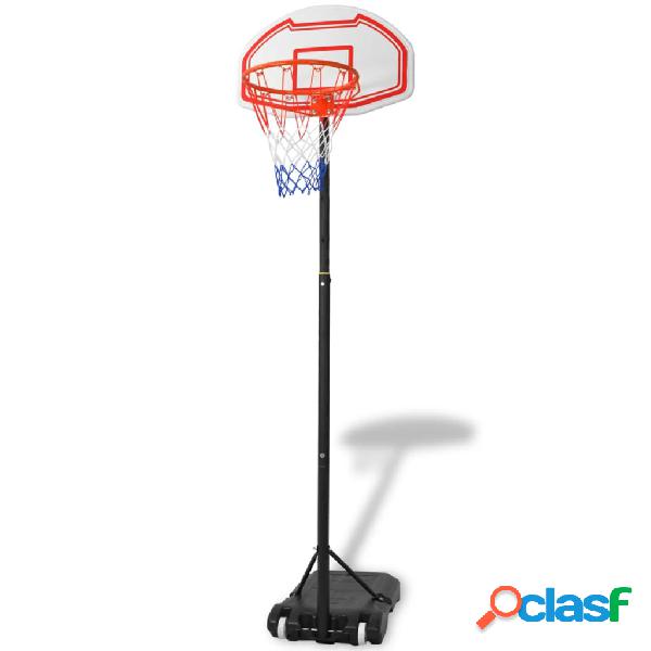 vidaXL Canasta de baloncesto portátil 250 cm