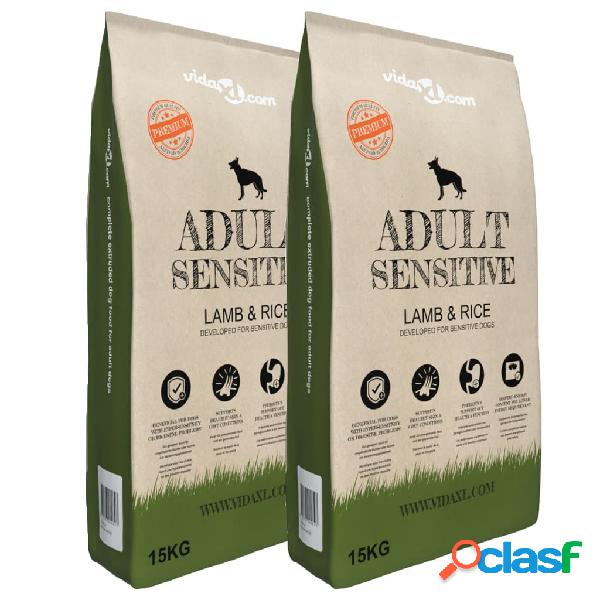 vidaXL Comida seca para perro Adult Sensitive Lamb & Rice 2