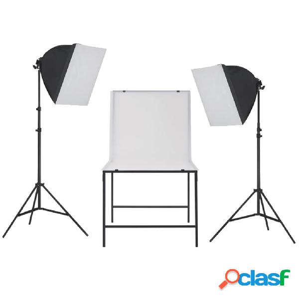 vidaXL Kit de iluminación para estudio fotográfico Softbox
