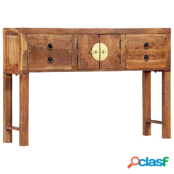 vidaXL Mesa consola de madera acacia maciza 120x30x80 cm