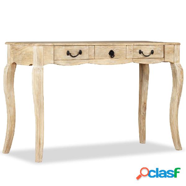 vidaXL Mesa consola de madera maciza de mango 120x50x80 cm
