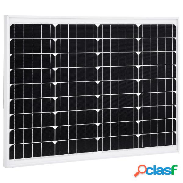 vidaXL Panel solar monocristalino aluminio y vidrio de