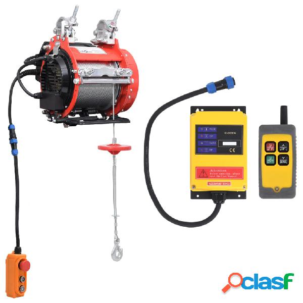 vidaXL Polipasto andamio eléctrico 800 kg con control