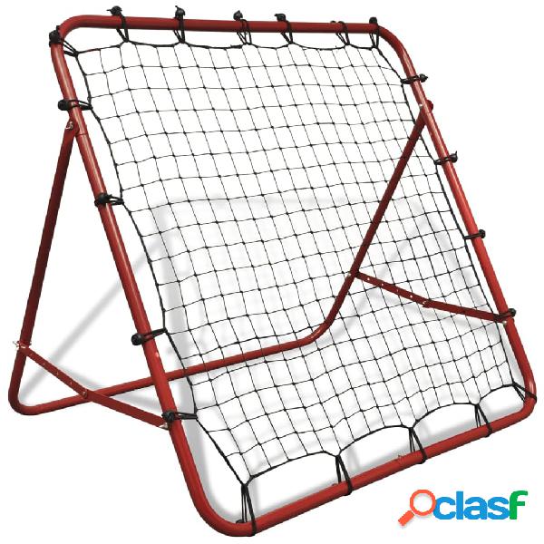 vidaXL Reboteador ajustable para fútbol, 100 x 100 cm