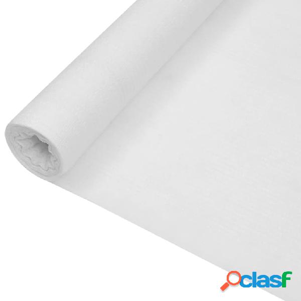 vidaXL Red de privacidad HDPE blanco 1x25 m 75 g/m²