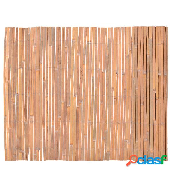 vidaXL Valla de bambú 100x400 cm