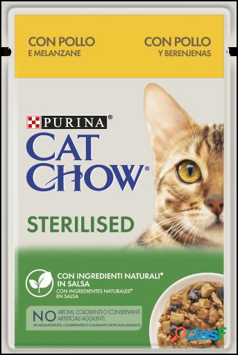24x85 gr Cat Chow Esterilizado con Pollo