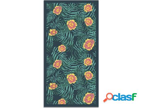 Alfombra HOME & LIVING Flores (Multicolor - 160x230 cm -