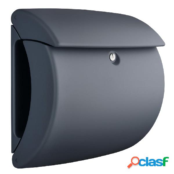 BURG-WÄCHTER Buzón Pearl 886 GR plástico color granito
