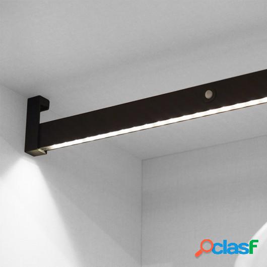 Barra para armario con luz LED, regulable 558-708 mm,