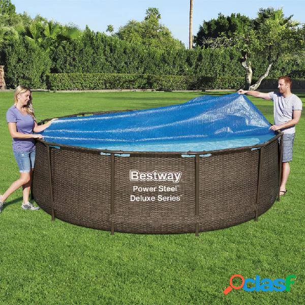 Bestway Cubierta solar para piscina Flowclear 356 cm