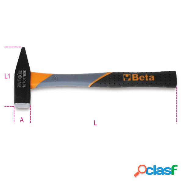 Beta Tools Martillo de mecánico 1370T 1000 asta de fibra 36