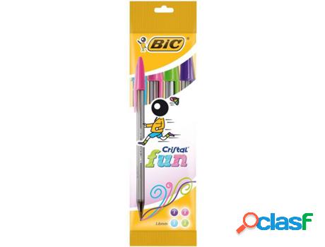 Bolígrafo BIC Gran Cristal Pack 4 Unidades y Varios