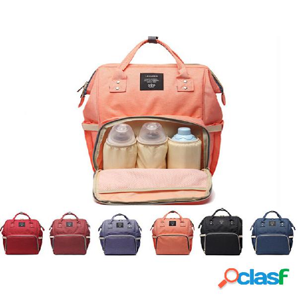Bolso de pañales y biberones de cuidad de bebé Mochila