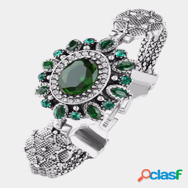 Brazalete Vintage Brazalete Ovalado De Diamantes De