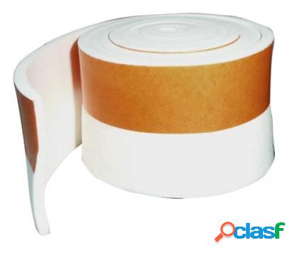 Burlete adhesivo Burcasa PVC Blanco 40mm x 1m