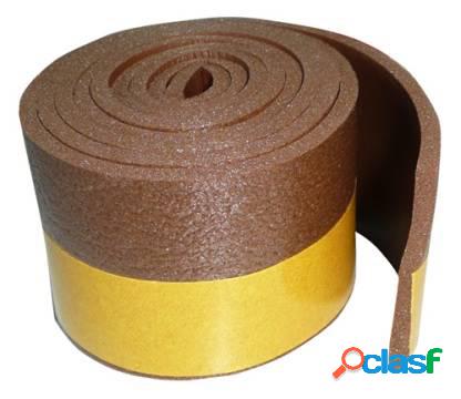 Burlete adhesivo Burcasa PVC Marrón 40mm x 1m