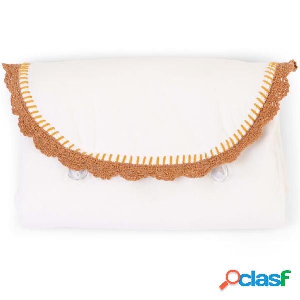 CHILDHOME Colchoneta cambiador Angel jersey crochet crudo